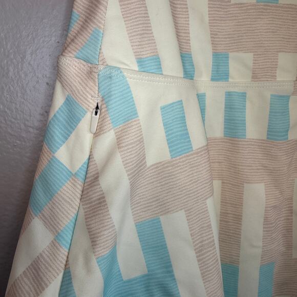 NWT Calia Golf Women's 16" High Rise Geometric Pastel Blue Eagle Skort Sz Small - Picture 4 of 5